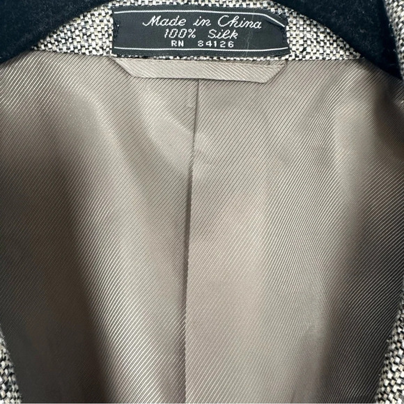 Bert Pulitzer Men’s Sport Coat Size 42 Short Gray 100% Silk Tweed Old Money - Picture 5 of 11
